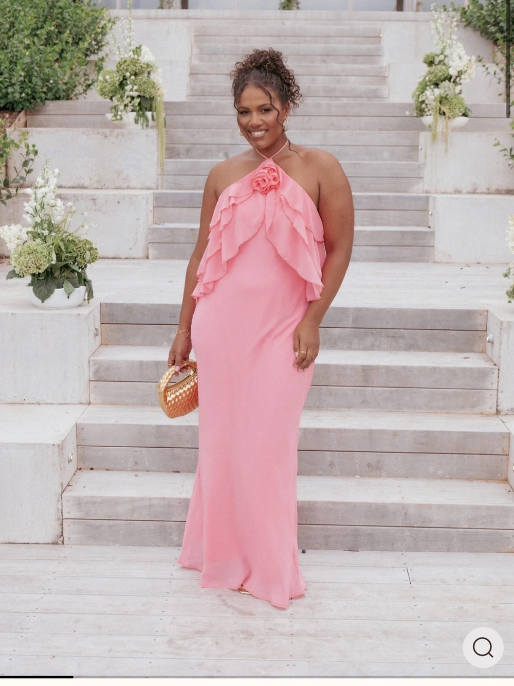Petal & Pup Zorina Halterneck Maxi Dress